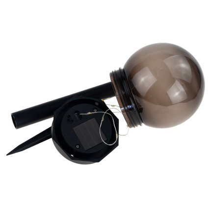 TG77659 solární LED lampy, 3 ks, zapichovací koule, sloupek, sada solárních lamp, senzor