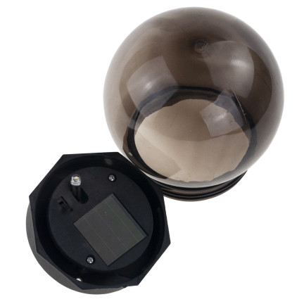 TG77659 solární LED lampy, 3 ks, zapichovací koule, sloupek, sada solárních lamp, senzor
