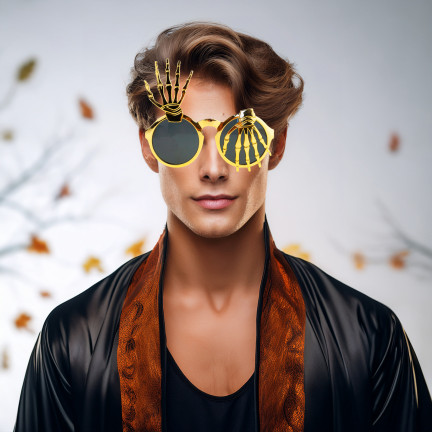 TG78569 brýle na Halloween, vtipné rekvizity k focení, fotokoutek, dekorace na večírky