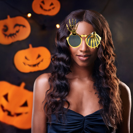 TG78569 brýle na Halloween, vtipné rekvizity k focení, fotokoutek, dekorace na večírky
