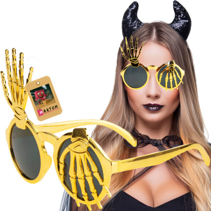 TG78569 brýle na Halloween, vtipné rekvizity k focení, fotokoutek, dekorace na večírky