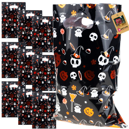 TG78784-1 dárkové sáčky z fólie, 10 ks, halloween