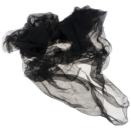 Umělá pavučina, černá síť, halloweenská dekorace, univerzální použití, rozměry 80 × 200 cm