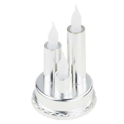 TG79042-1 trojitá LED svíčka, náplně do svícnů na baterie, silné světlo svíčky, 14 cm