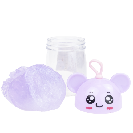 Slime, modelína, na hraní, pro děti, s nádobkou, pružná, směs barev
