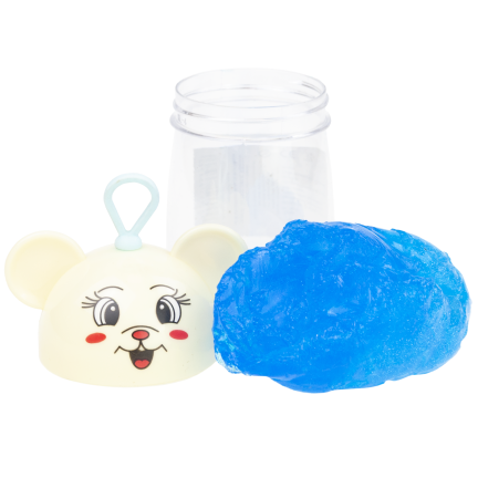 Slime, modelína, na hraní, pro děti, s nádobkou, pružná, směs barev