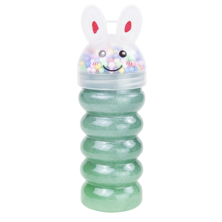 Slime, modelovací hmota, na hraní, pro děti, s nádobkou, pružná, směs barev