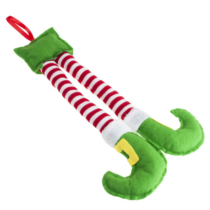TG80093 elfí nožičky, přívěsek, dekorace na dveře auta, okna, Vánoce, Santa Claus