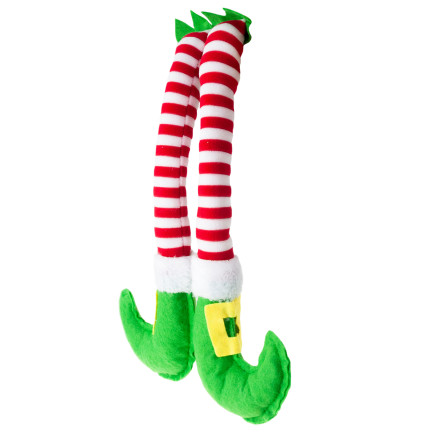 TG80093 elfí nožičky, přívěsek, dekorace na dveře auta, okna, Vánoce, Santa Claus
