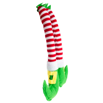 TG80093 elfí nožičky, přívěsek, dekorace na dveře auta, okna, Vánoce, Santa Claus