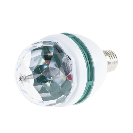 TG80287 diskotéková koule, LED žárovka, disco projektor, otočný, na večírky