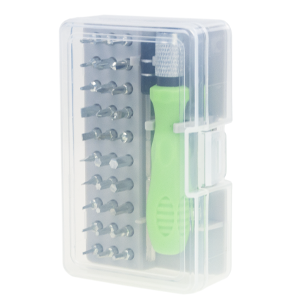 TG80289 sada přesných šroubováků s magnetem pro bity, 32 ks