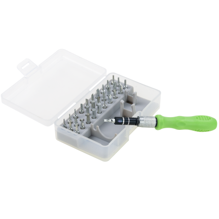 TG80289 sada přesných šroubováků s magnetem pro bity, 32 ks