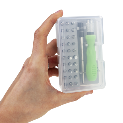 TG80289 sada přesných šroubováků s magnetem pro bity, 32 ks