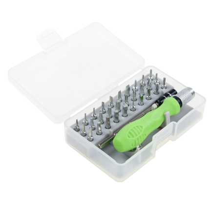 TG80289 sada přesných šroubováků s magnetem pro bity, 32 ks