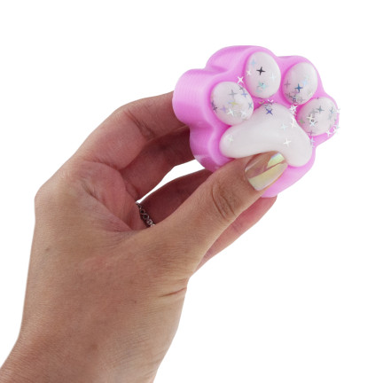 TG80355 kočičí a psí tlapka, mačkací hračka, vzdělávací antistresová hračka, koťátko squishy