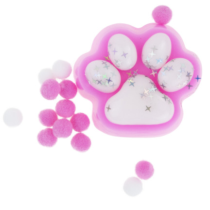 TG80355 kočičí a psí tlapka, mačkací hračka, vzdělávací antistresová hračka, koťátko squishy