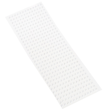 Samolepicí perličky, samolepky s krystálky, perleťové, v blistru, 6 mm, sada 400 ks.