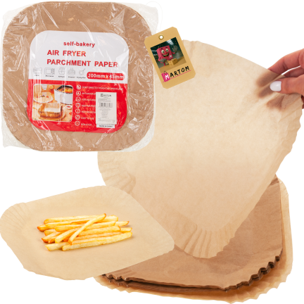 TG80434 papírové vložky do fritézy bez oleje, 50 ks/balení