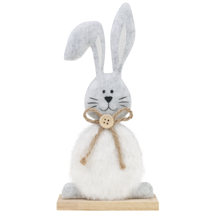 Velikonoční ozdoba, dřevěný králík, velikonoční figurka, 21 cm