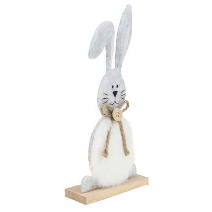 Velikonoční ozdoba, dřevěný králík, velikonoční figurka, 21 cm