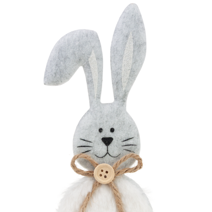 Velikonoční ozdoba, dřevěný králík, velikonoční figurka, 21 cm