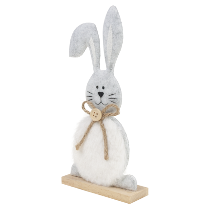 Velikonoční ozdoba, dřevěný králík, velikonoční figurka, 21 cm