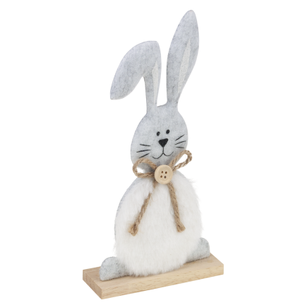 Velikonoční ozdoba, dřevěný králík, velikonoční figurka, 21 cm