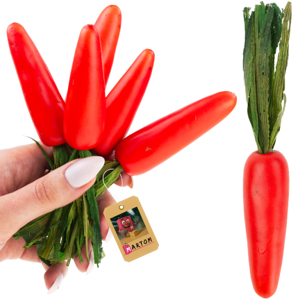 Velikonoční mrkve, sada 5 kusů dekorativních velikonočních mrkví.