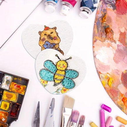 Malířský papír, celulózové listy pro kreativní tvoření, pro děti, 10 listů