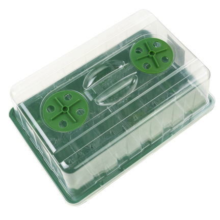 TG81374 MINI SKLENÍK KLÍČENÍ ŠKOLKA KLÍČENÍ SAZENIC VĚTRÁNÍ VÝSEV