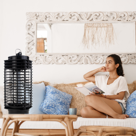 TG81527 elektrická lampa na hmyz, 20 m², komáři, mouchy, mušky