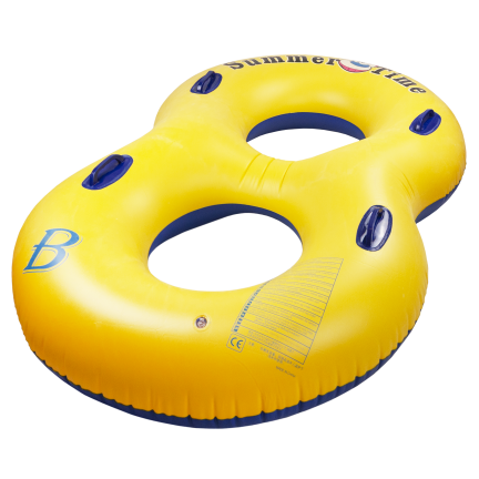 TG81878 nafukovací člun s dvojitým kruhem pro páry, s velkými úchyty