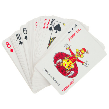 TG72984 2x sady karet na poker, balíček lakovaných karet, sada 108 ks, tradiční karty
