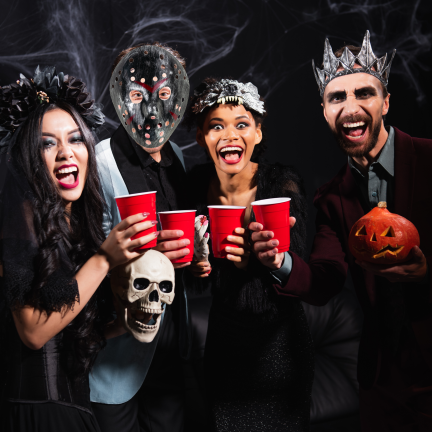 TG83753 halloweenská maska z hororu „Pátek třináctého“, černá