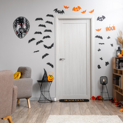 TG83753 halloweenská maska z hororu „Pátek třináctého“, černá