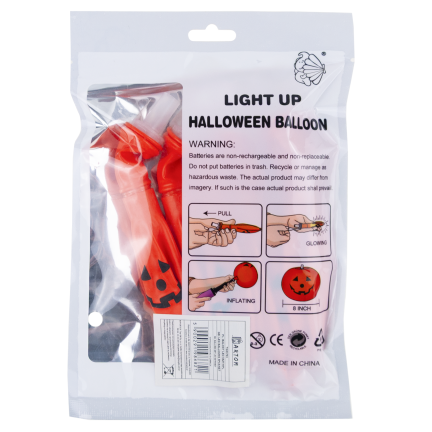 TG83793 LED balónky, 5 ks/sada, Halloween