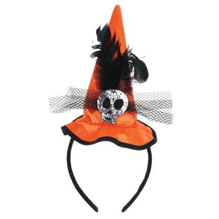 TG83794 halloweenská tylová sukýnka + čelenka / fascinátor