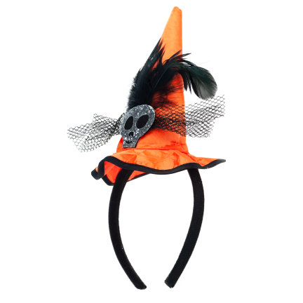 TG83794 halloweenská tylová sukýnka + čelenka / fascinátor