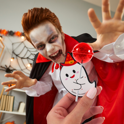 TG84382 držák na lízátka s halloweenským motivem