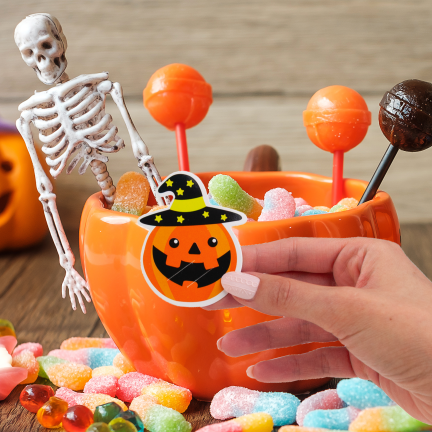 TG84382 držák na lízátka s halloweenským motivem