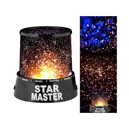LP4 noční lampička – projektor hvězdné oblohy Star Master pro děti do ložnice
