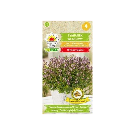 Z3035 THYMÁN SPRÁVNÁ SEMENA BYLINA KOŘENÍ AROMATICKÉ 0,3G