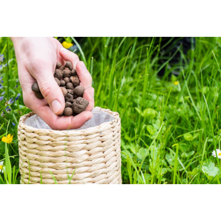 BIO13 JEMNÝ KERAMZIT 5L 4-8MM ZAHRADNICKÝ PŘÍRODNÍ DRENÁŽNÍ MATERIÁL PRO KVĚTINÁČE
