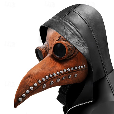 Maska doktora Moru, steampunk, s dlouhým zobákem, kostým, Halloween