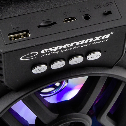 EP130 ESPERANZA BLUETOOTH FM REPRODUKTOR
RHYTHM