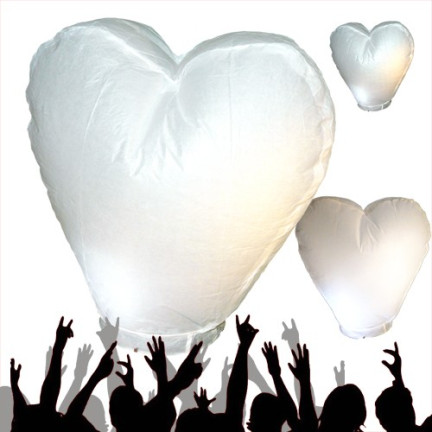 DD19 lampion štěstí, lampiony, létající srdce, svatba