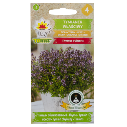 Z3035 THYMÁN SPRÁVNÁ SEMENA BYLINA KOŘENÍ AROMATICKÉ 0,3G