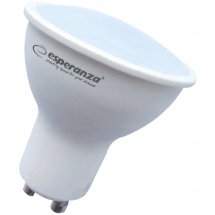 ELL142 LED žárovka GU10 6 W, teplá bílá 3000 K, 120°, úsporná