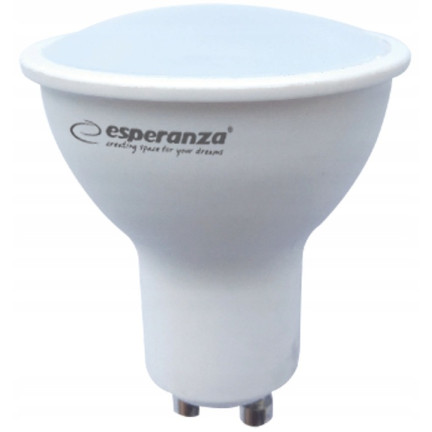 ELL142 LED žárovka GU10 6 W, teplá bílá 3000 K, 120°, úsporná